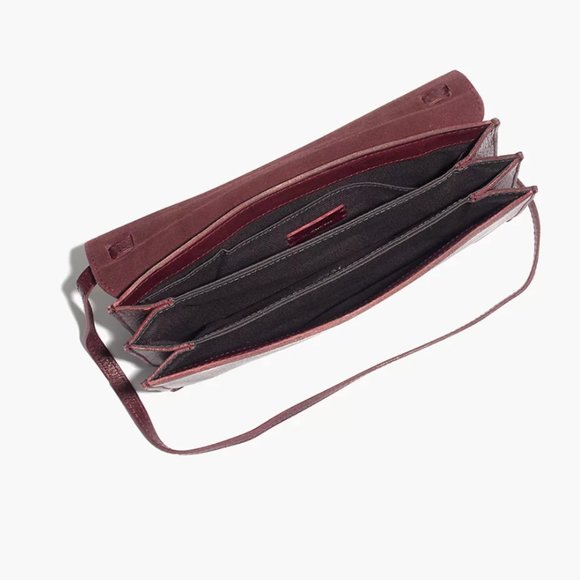 Madewell Leather Slim Convertible Shoulder Bag NWT - Picture 2 of 8